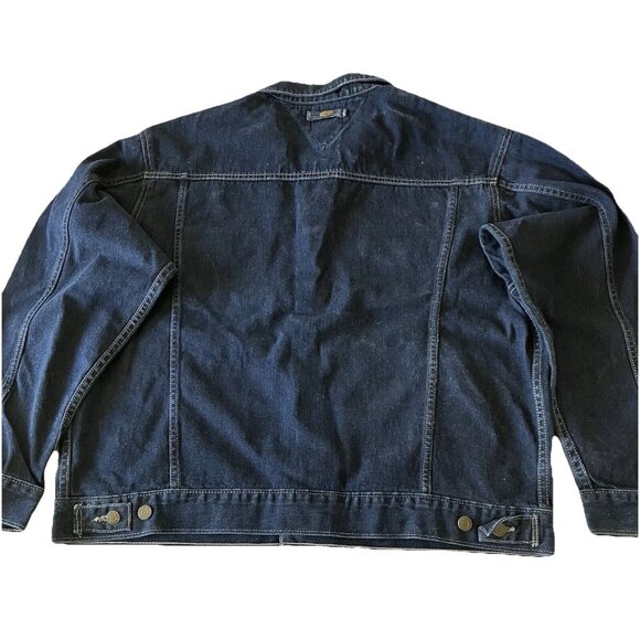 Zildjian Logo Denim Jacket Men's XL NWT Button Front Made in Canada READ - Picture 5 of 8